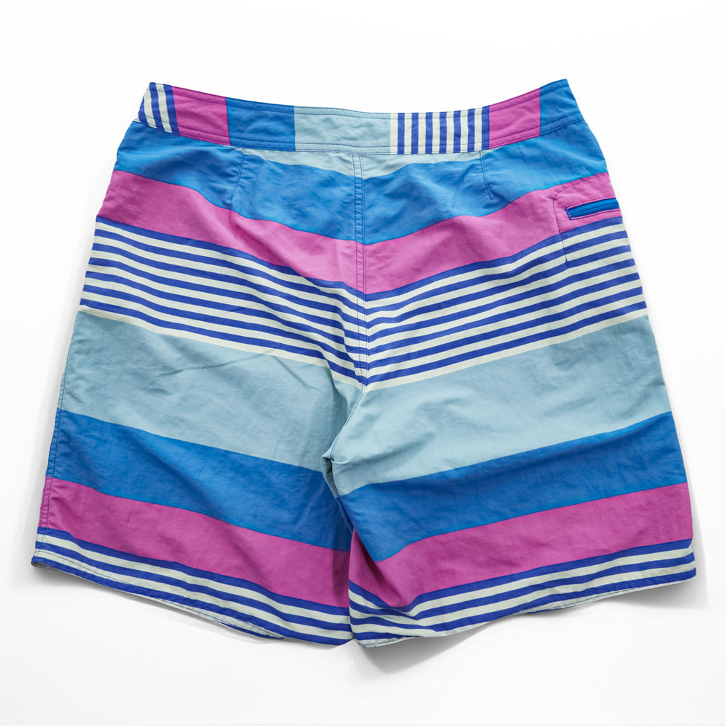 Patagonia ボードショーツ Wavefarer Boardshorts ショートパンツ ハーフパンツ L ピンク ブルー ボーダー 866622