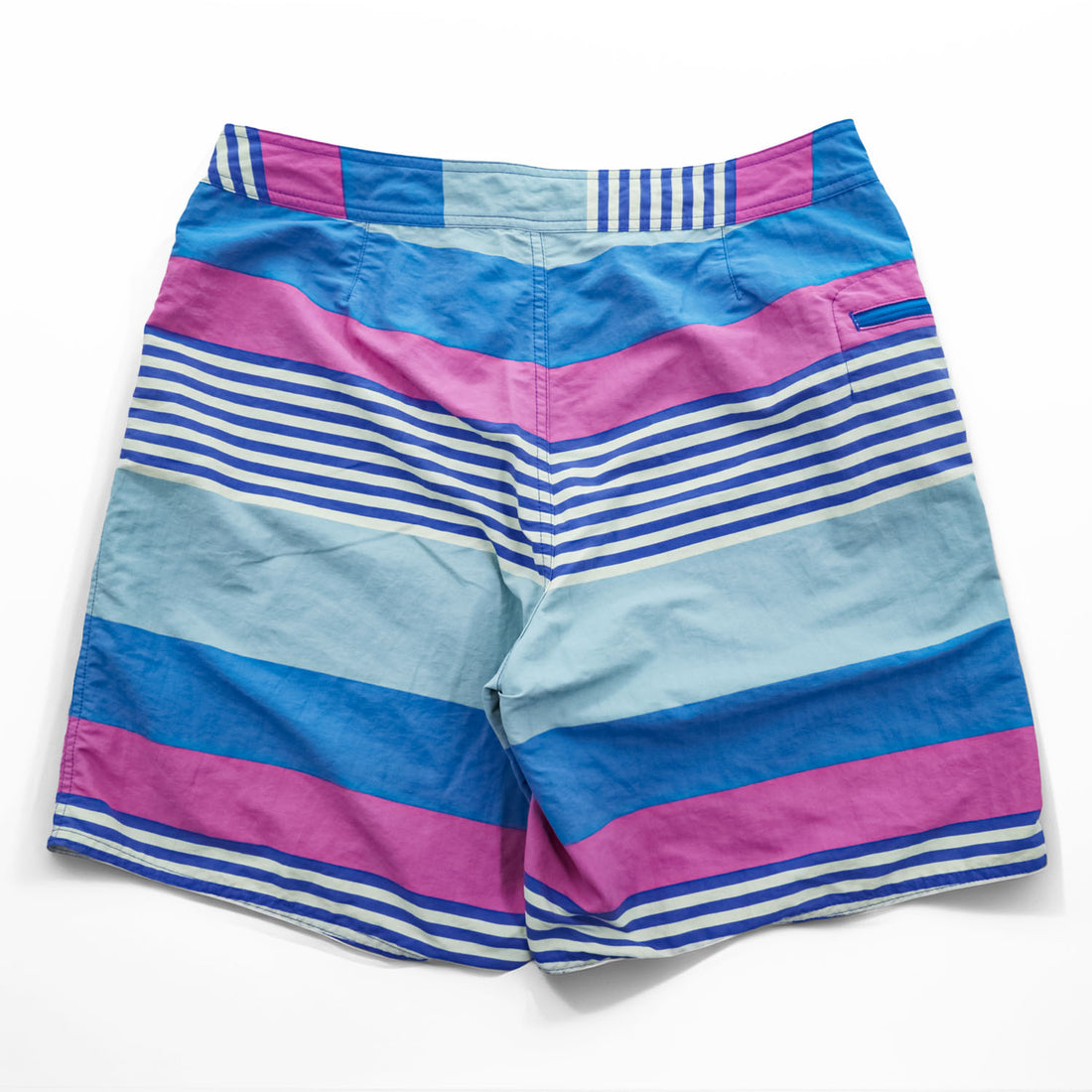 Patagonia ボードショーツ Wavefarer Boardshorts ショートパンツ ハーフパンツ L ピンク ブルー ボーダー 866622
