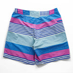 Patagonia ボードショーツ Wavefarer Boardshorts ショートパンツ ハーフパンツ L ピンク ブルー ボーダー 866622