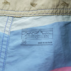 Patagonia ボードショーツ Wavefarer Boardshorts ショートパンツ ハーフパンツ L ピンク ブルー ボーダー 866622