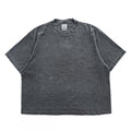 SHAKA ヴィンテージ加工 オーバーサイズ Tシャツ M グレー フェード DROP SHOULDER GARMENT DYE SUPER MAX HEAVY
