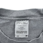 SHAKA ヴィンテージ加工 オーバーサイズ Tシャツ M グレー フェード DROP SHOULDER GARMENT DYE SUPER MAX HEAVY