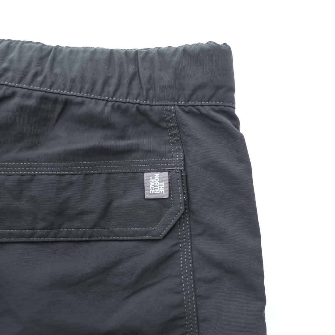 The North Face Paramount Convertible Hiking Cargo Pants Charcoal Gray Zip Off Nylon Belted Men’s L