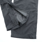 The North Face Paramount Convertible Hiking Cargo Pants Charcoal Gray Zip Off Nylon Belted Men’s L