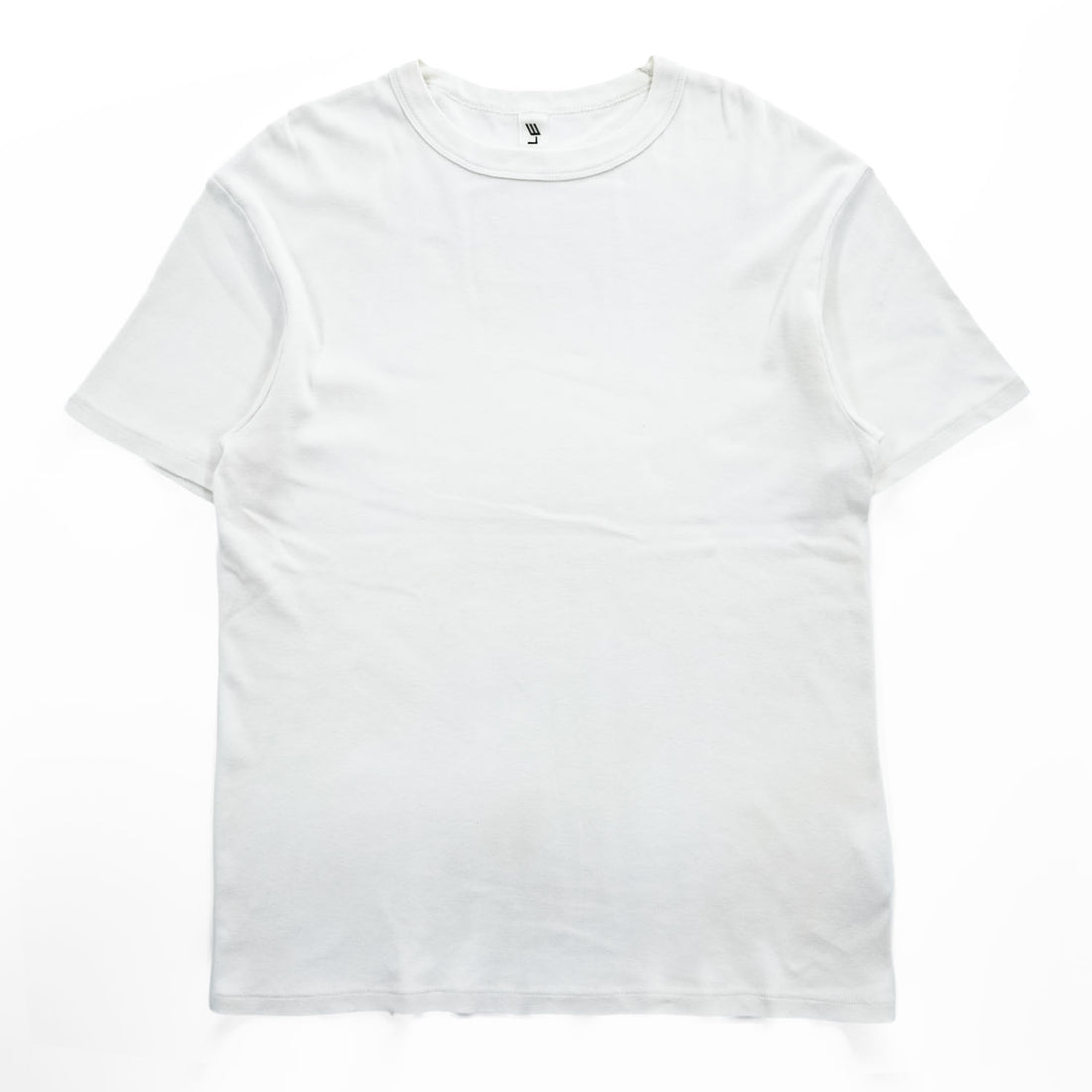 LE ( COMOLI / L'ECHOPPE ) 日本製 Tシャツ FREE ホワイト フライスT  23-071-053-2000-1-0