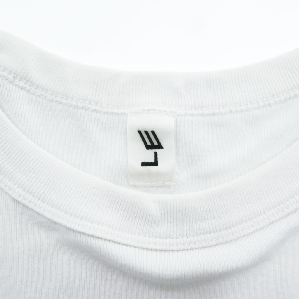 LE ( COMOLI / L'ECHOPPE ) 日本製 Tシャツ FREE ホワイト フライスT  23-071-053-2000-1-0