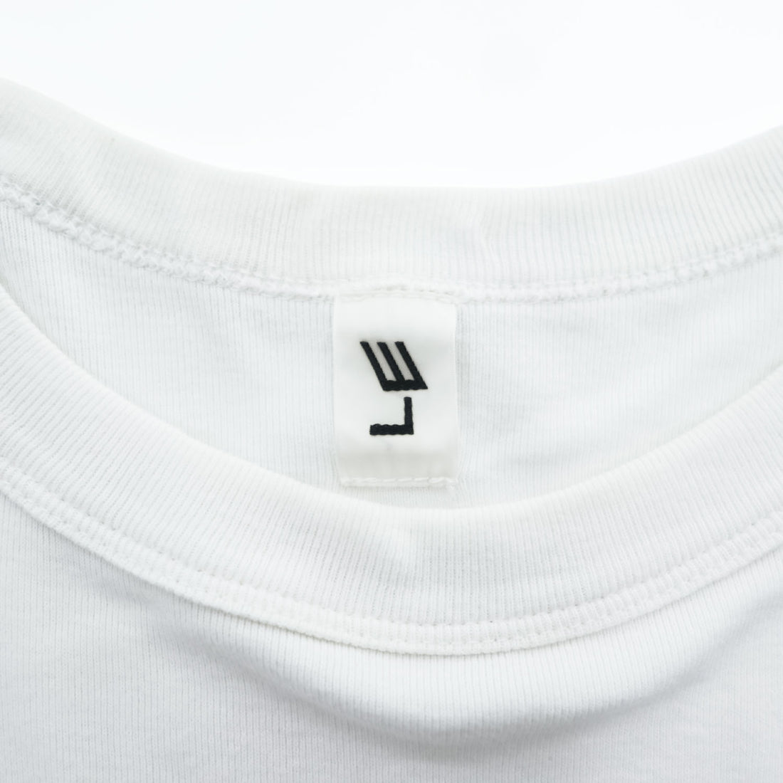 LE ( COMOLI / L'ECHOPPE ) 日本製 Tシャツ FREE ホワイト フライスT  23-071-053-2000-1-0