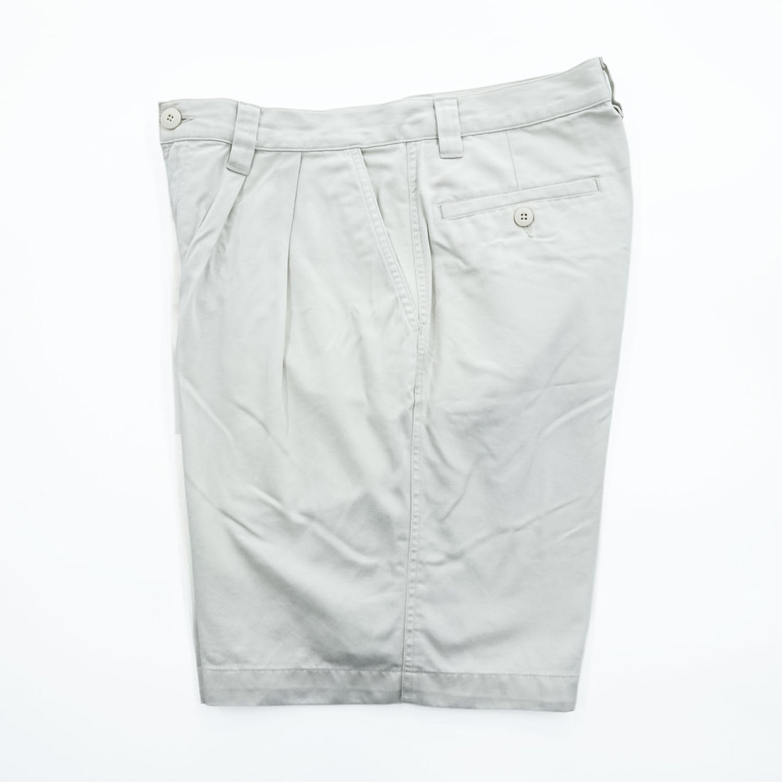 Patagonia Organic Cotton Pleated Chino Shorts Beige Ivory Made in Malaysia PO 5024 Men’s 30