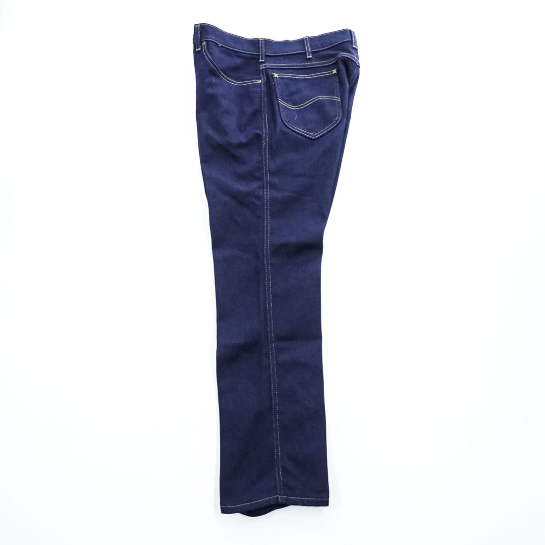 Lee 80年代 USA製 ヴィンテージ デニムパンツ W38 L30 インディゴ ブルー ストレッチ 濃紺 ジッパーフライ 204-2046