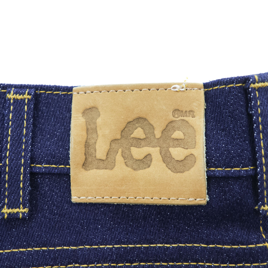 Lee 80年代 USA製 ヴィンテージ デニムパンツ W38 L30 インディゴ ブルー ストレッチ 濃紺 ジッパーフライ 204-2046