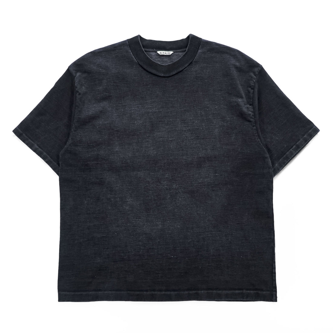 AURALEE 日本製 スタンドアップ Tシャツ L ブラック STAND UP TEE A20ST01SU