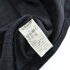 AURALEE 日本製 スタンドアップ Tシャツ L ブラック STAND UP TEE A20ST01SU