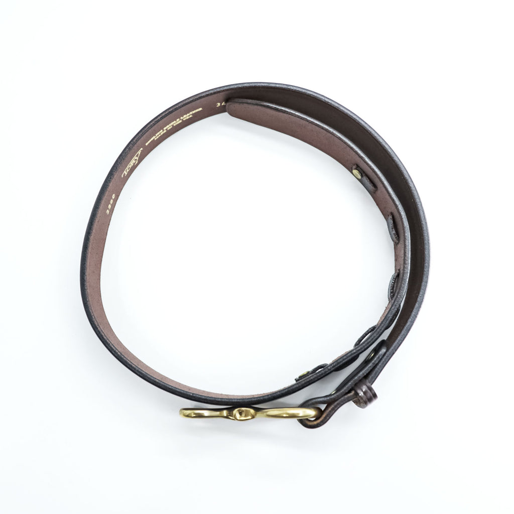 TORY LEATHER レザー フーフピック ベルト 34インチ ブラウン HOOF PICK BELT 真鍮 フック 2260 USA製