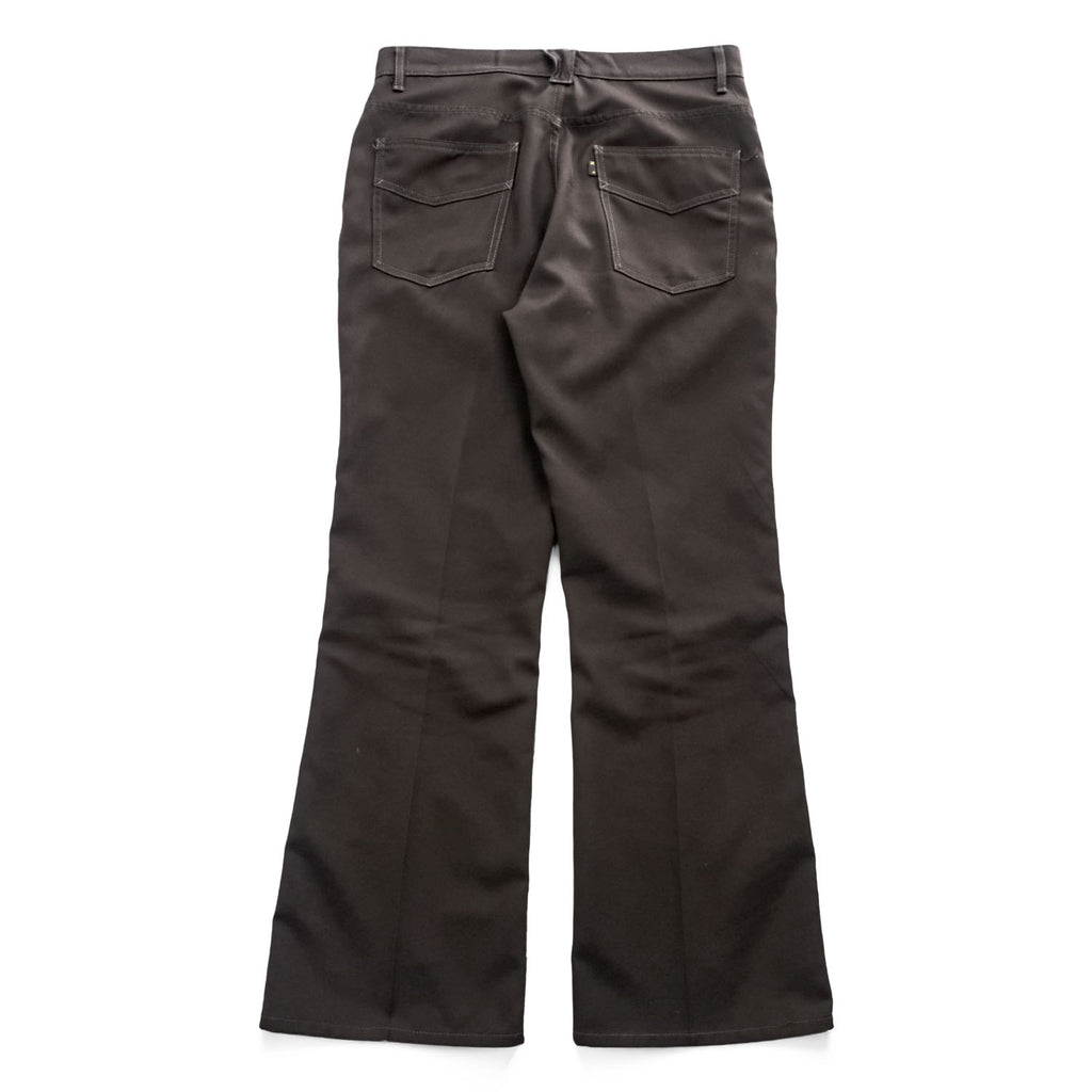 Needles Boot-Cut Jean Pants Brown Size S Poly Cotton Twill Flare Pants D1110 Made in Japan