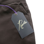 Needles Boot-Cut Jean Pants Brown Size S Poly Cotton Twill Flare Pants D1110 Made in Japan
