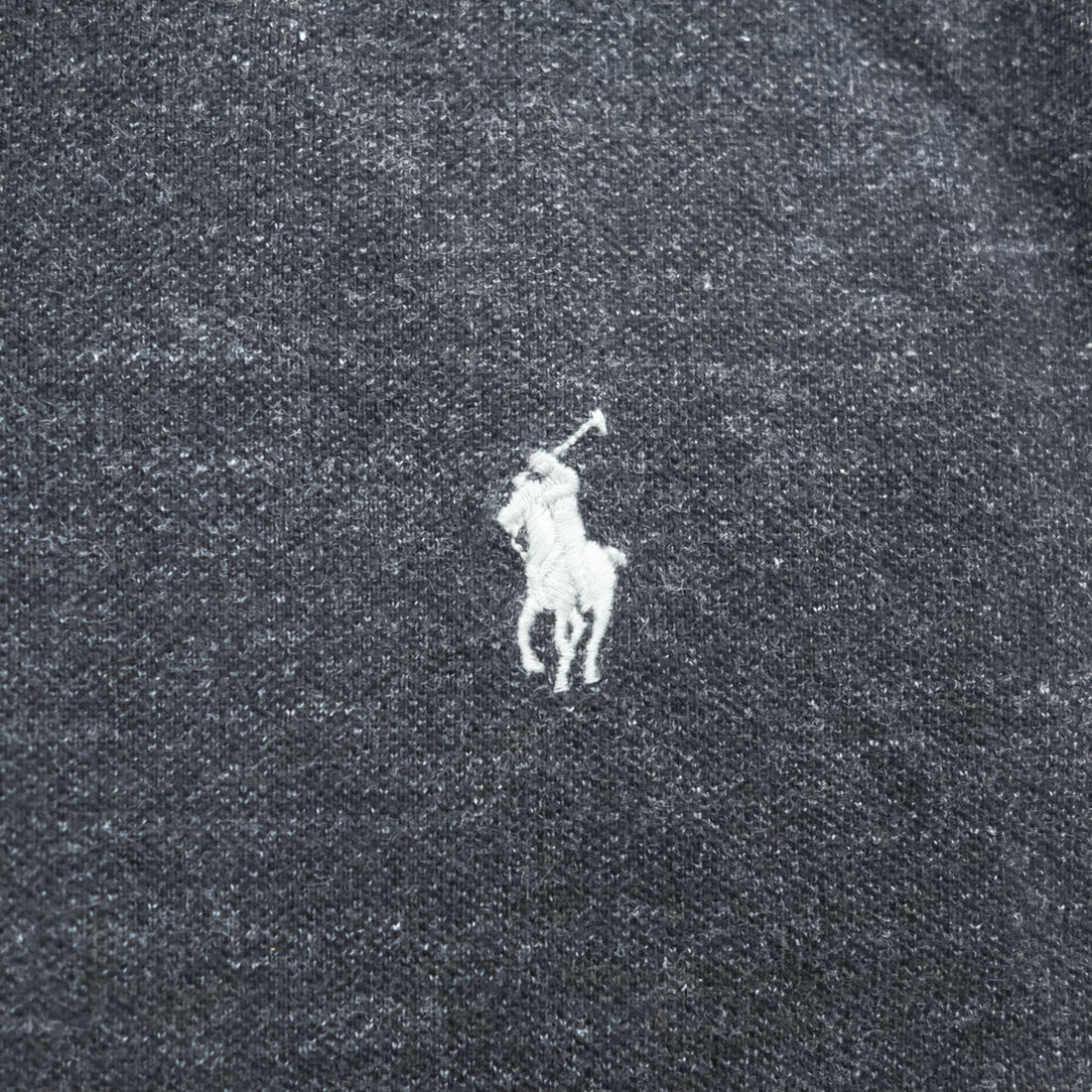 Polo Ralph Lauren ポロシャツ L グレー スモールポニー ロゴ 刺繍 CUSTOM SLIM FIT