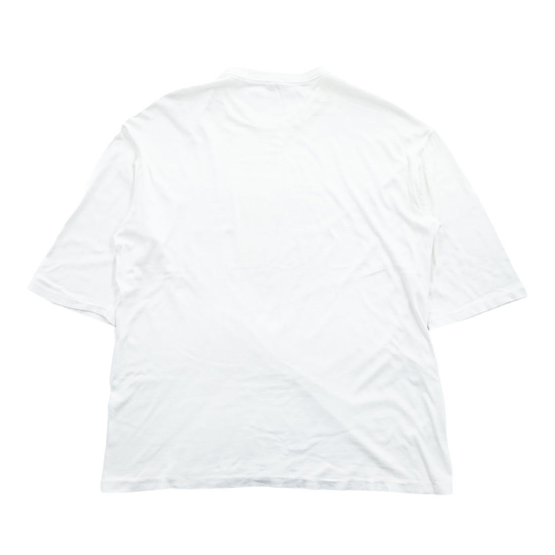 AURALEE 日本製 シームレス 五分袖 Tシャツ SEAMLESS CREW NECK HALF SLEEVE TEE 4 ホワイト A7ST03ST