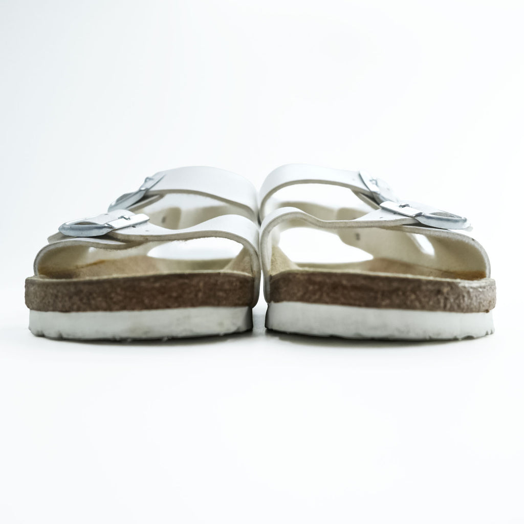 BIRKENSTOCK ミラノ MILANO バックストラップ サンダル 28cm ホワイト コルクフットベッド ドイツ製