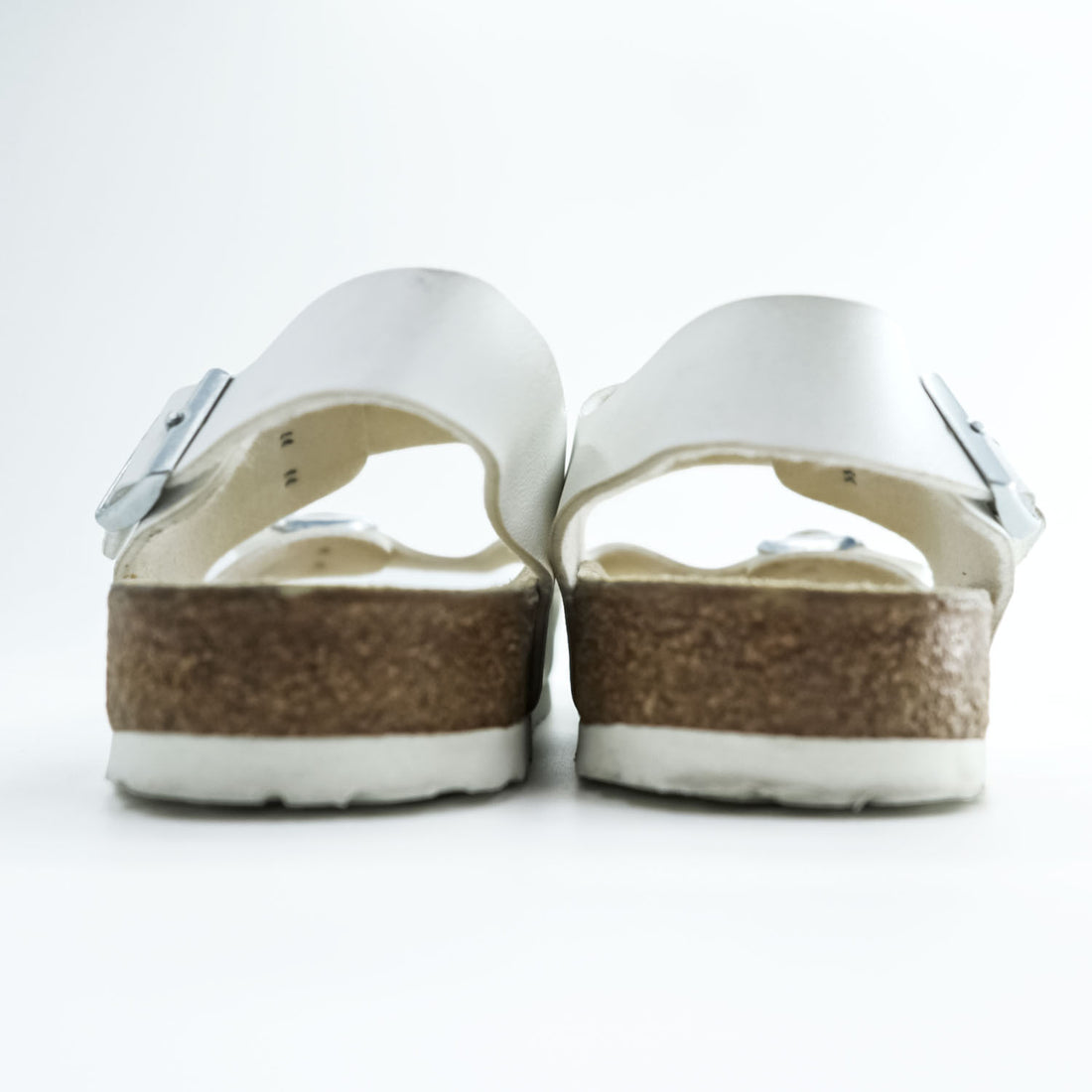 BIRKENSTOCK ミラノ MILANO バックストラップ サンダル 28cm ホワイト コルクフットベッド ドイツ製