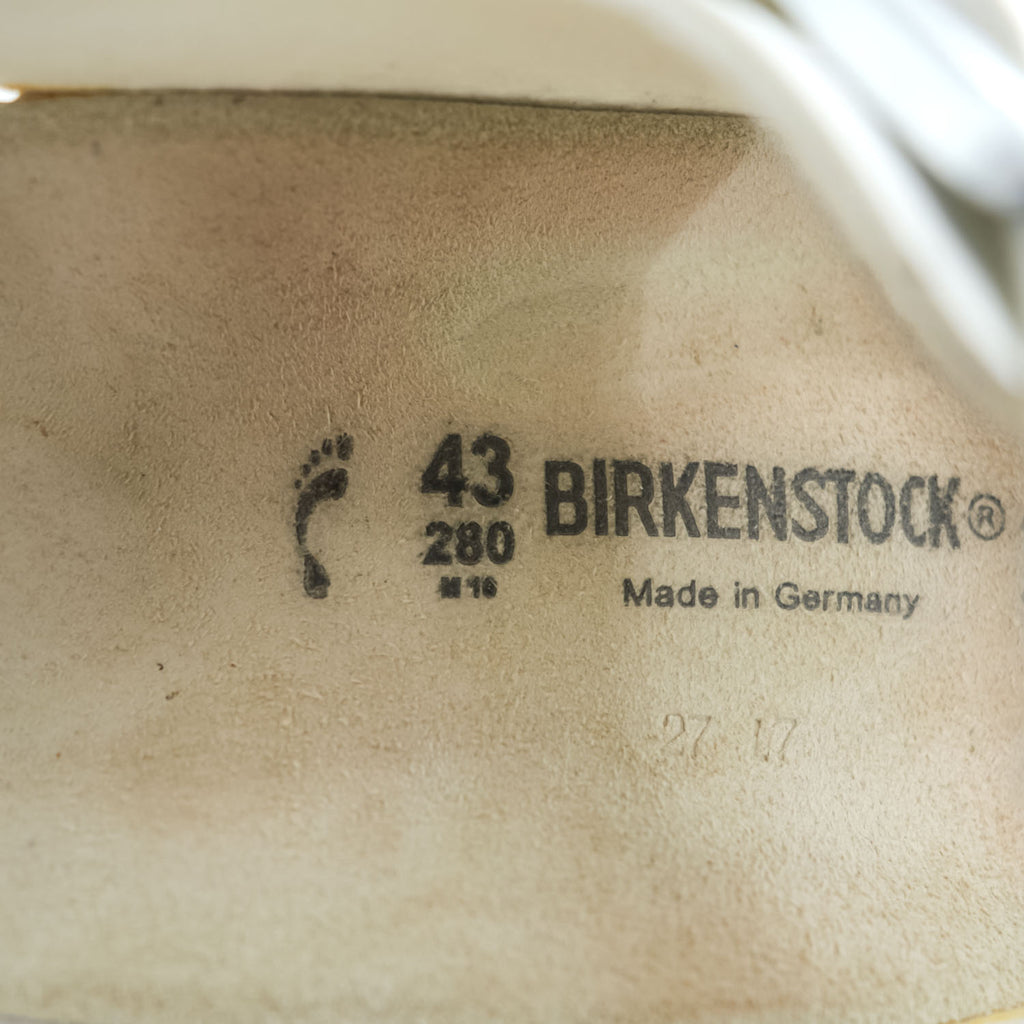 BIRKENSTOCK ミラノ MILANO バックストラップ サンダル 28cm ホワイト コルクフットベッド ドイツ製
