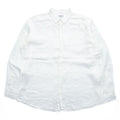 COUNTRY ROAD アイリッシュリネン 長袖シャツ XXL ホワイト 麻 ビッグサイズ REGULAR FIT ボタンダウン
