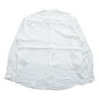 COUNTRY ROAD アイリッシュリネン 長袖シャツ XXL ホワイト 麻 ビッグサイズ REGULAR FIT ボタンダウン