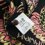 SUN SURF 日本製 アロハシャツ 半袖 オープンカラーシャツ XL ブラック 総柄 THE PINEAPPLE ISLAND 1940's KIHIKIHI SPORTSWEAR 開襟 SS39015