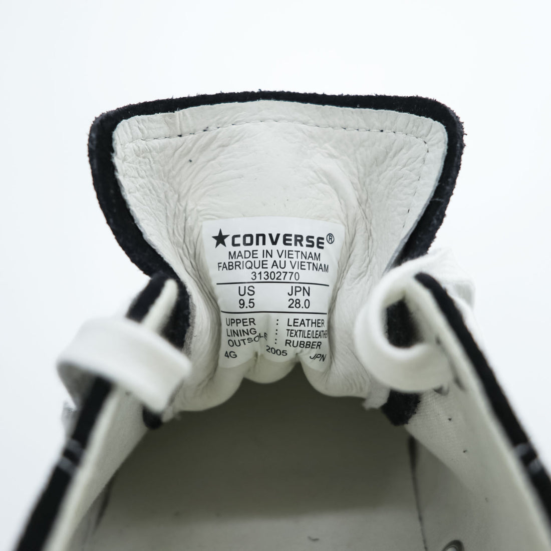 CONVERSE × Ron Herman オールスター ALL STAR COUPE SUEDE OX スニーカー 28cm ブラック ホワイト スエード レザー 31302770