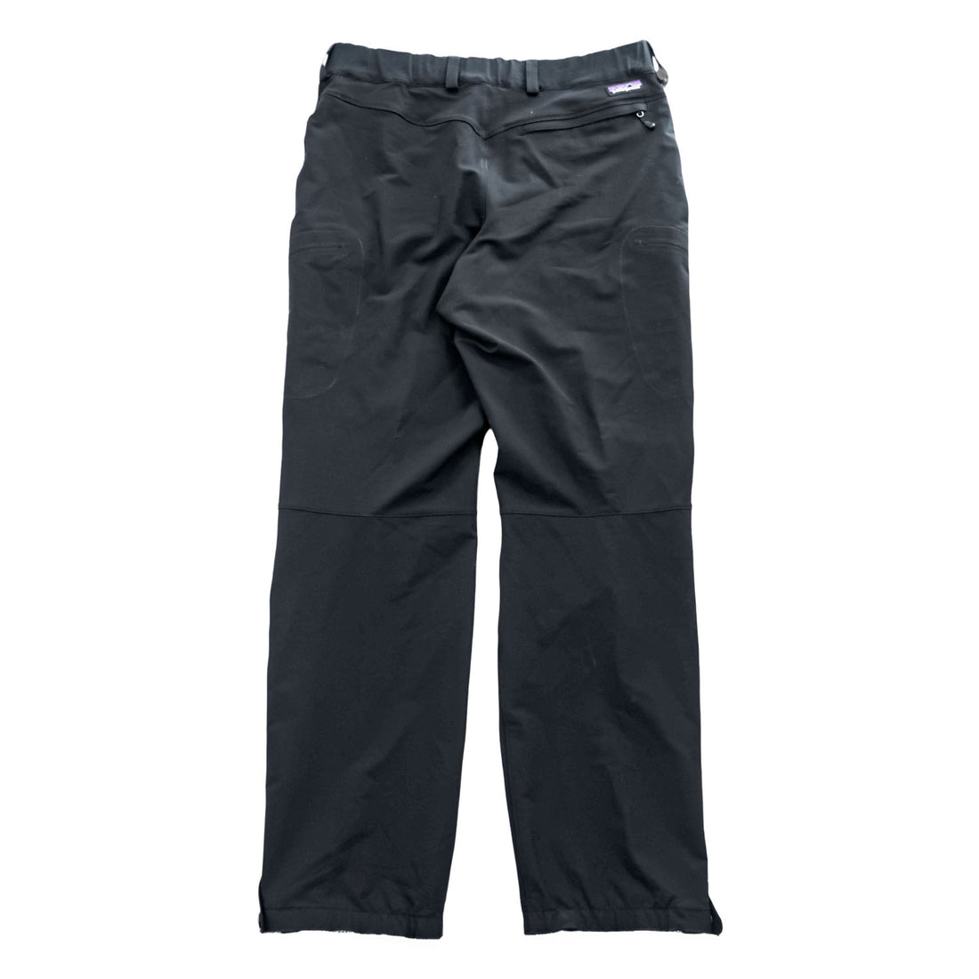 Patagonia アルパインガイドパンツ Alpine Guide Pants シェル アウトドア パンツ L ブラック ストレッチ ポーラテック パワーシールド 裾ジップ 83700