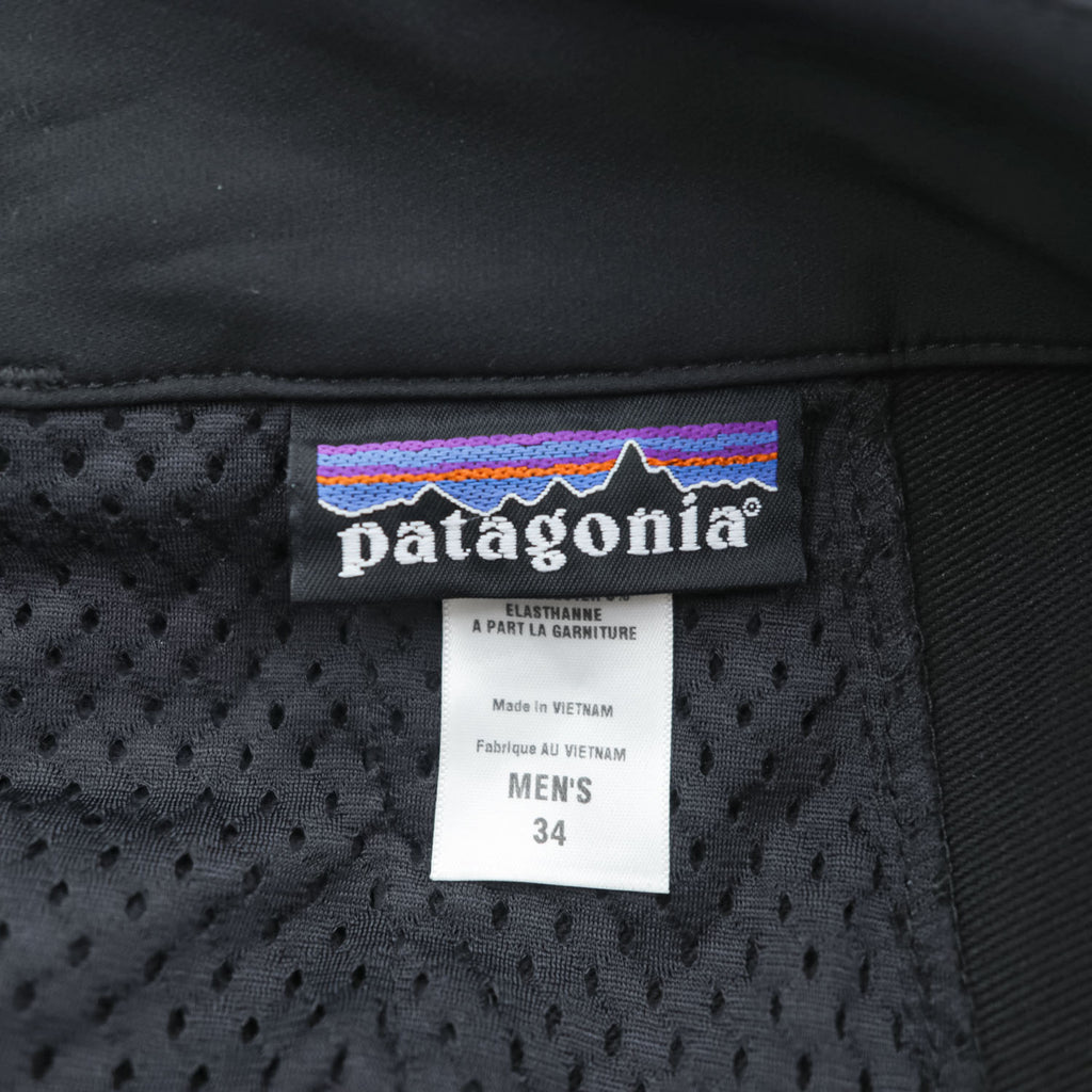 Patagonia アルパインガイドパンツ Alpine Guide Pants シェル アウトドア パンツ L ブラック ストレッチ ポーラテック パワーシールド 裾ジップ 83700