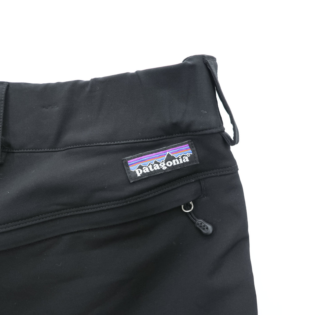 Patagonia アルパインガイドパンツ Alpine Guide Pants シェル アウトドア パンツ L ブラック ストレッチ ポーラテック パワーシールド 裾ジップ 83700