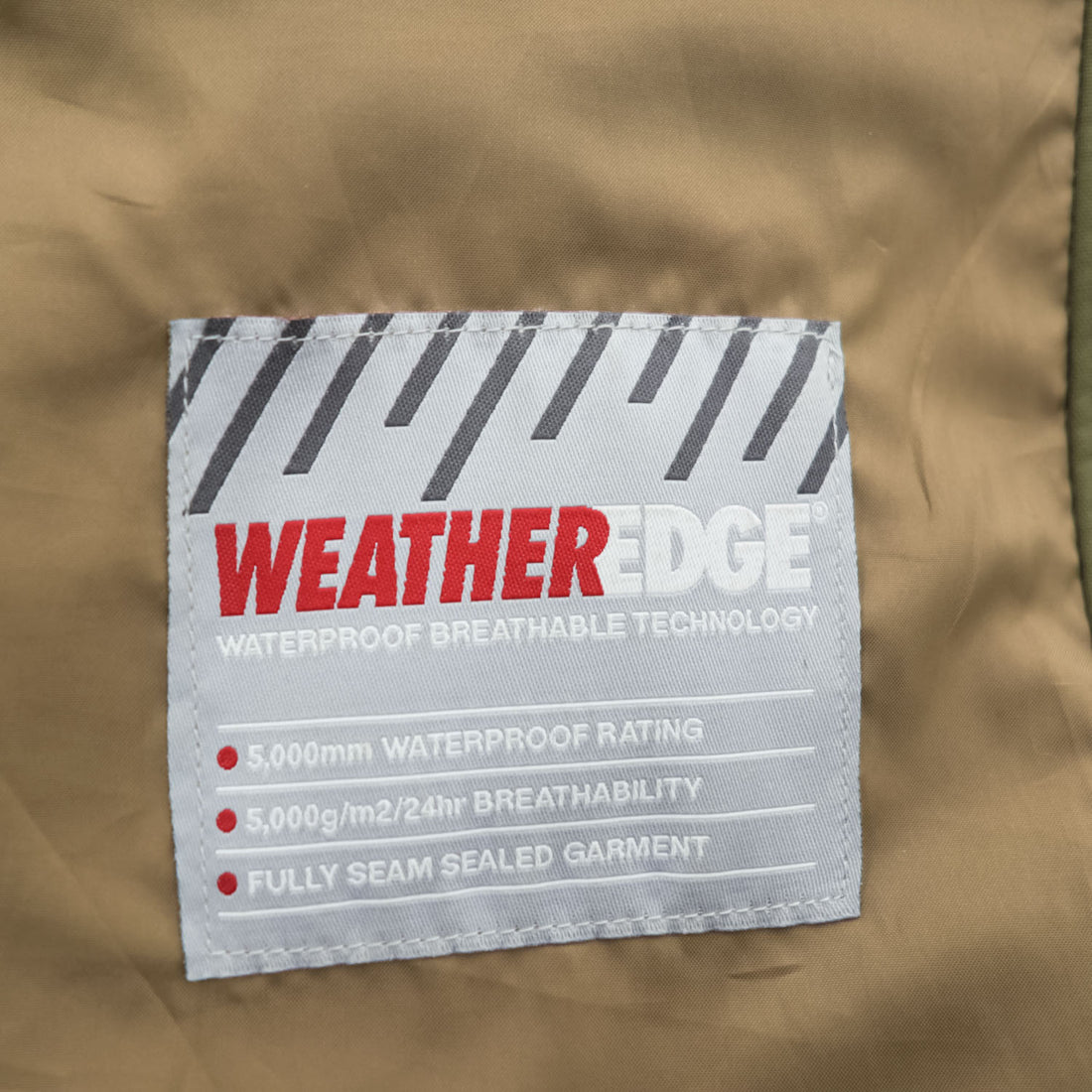 Eddie Bauer マウンテンパーカー レインジャケット L グリーン 防水 ドローコード フード着脱式 ダブルジップ WEATHER EDGE 102