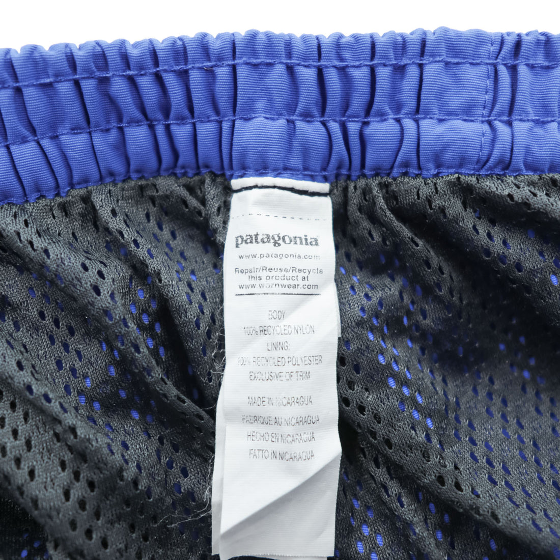 Patagonia バギーズショーツ 5インチ Baggies Shorts ナイロン ショートパンツ M ブルー メッシュライナー 57021