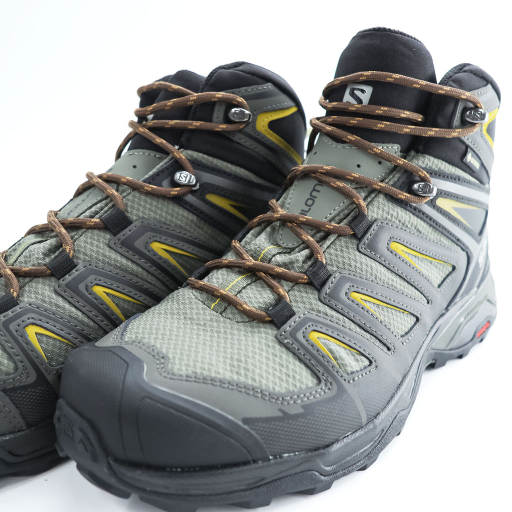 SALOMON トレッキングシューズ ハイキングブーツ X ULTRA 3 WIDE MID GTX 27cm ブラック GORE-TEX ゴアテックス 防水 Orthlite 145464