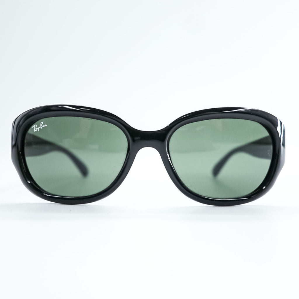 Ray-Ban サングラス バタフライ ブラック HAVANA オーバル RB4198 廃番 601 55_18 3N