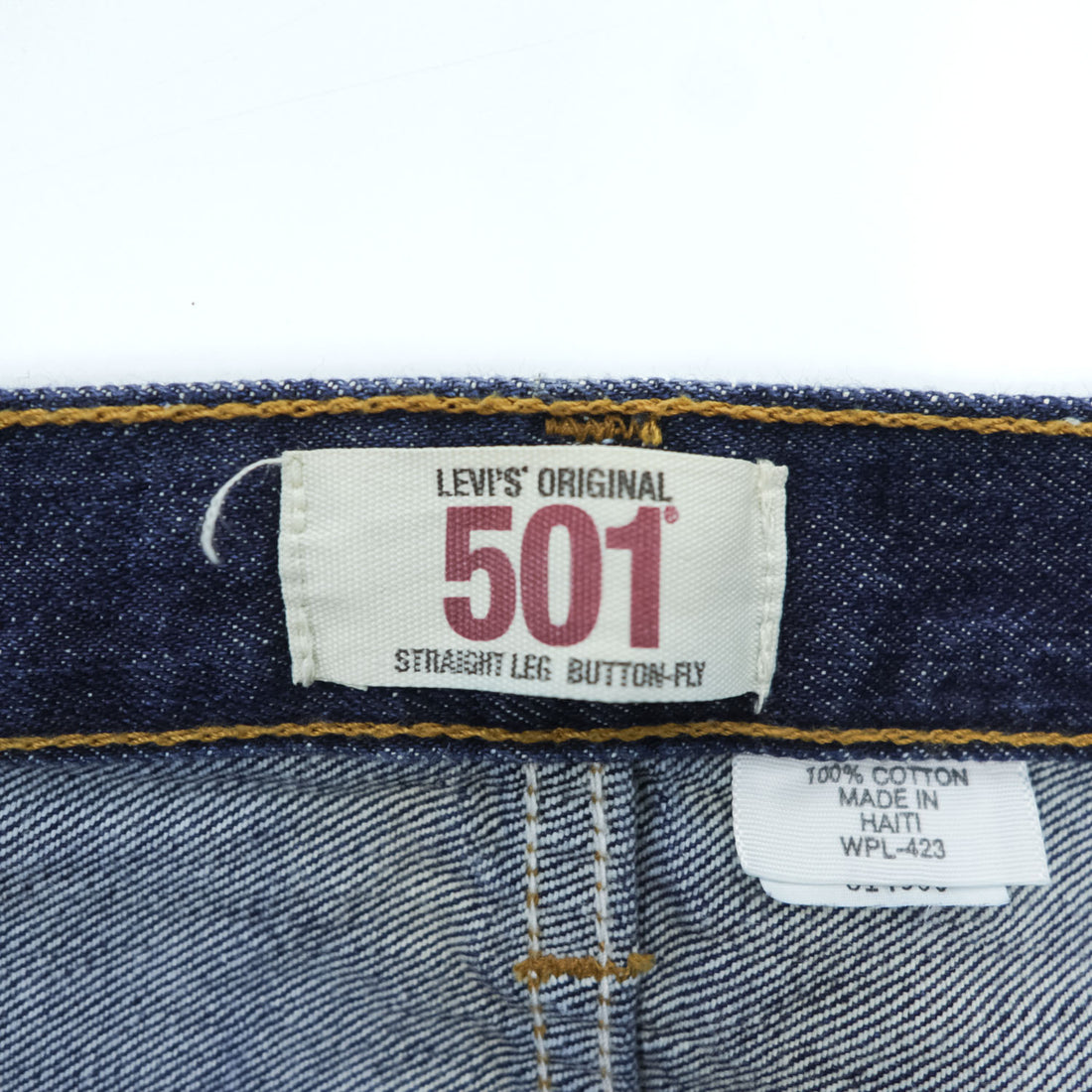 Levi's 00年代 ヴィンテージ 501 デニムパンツ ジーンズ L ボタンフライ USAモデル 濃紺 005010115