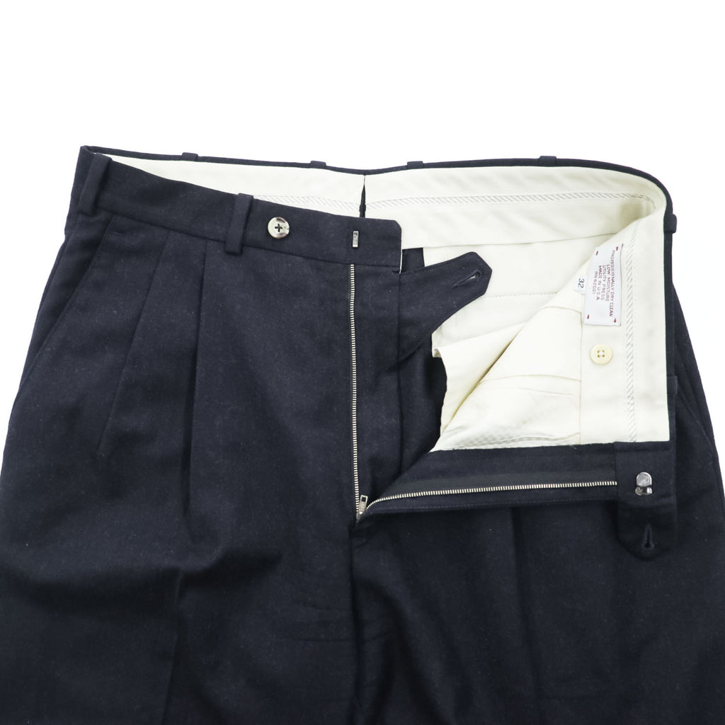 VINTAGE 90年代 USA製 ヴィンテージ カシミヤ スラックス パンツ JB Britches タック プリーツ ダブルカフス Botto Giuseppe NORDSTROM