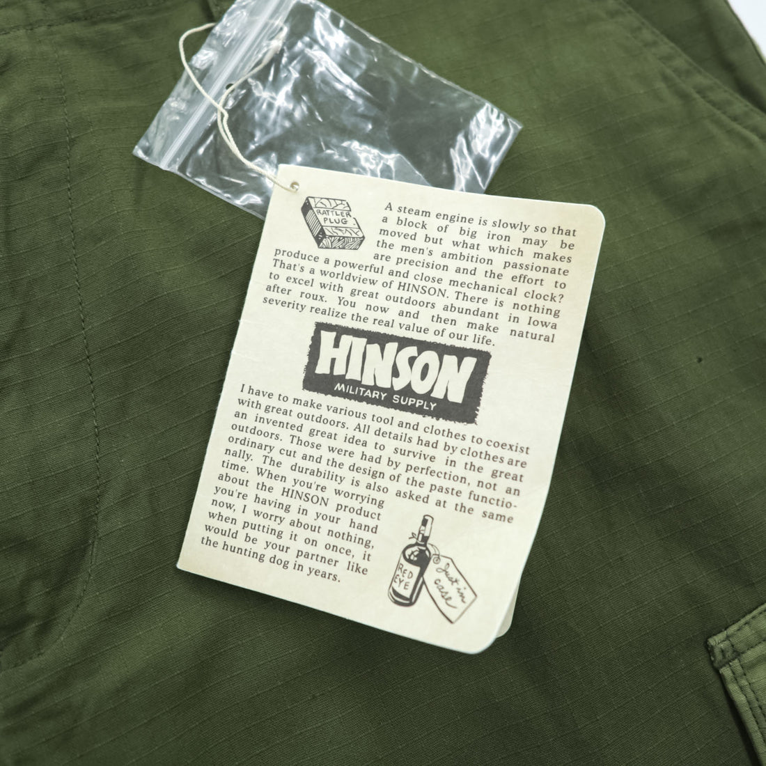 HINSON 26SS FREAK'S STORE 別注 6ポケット カーゴパンツ L リップストップ カラーブロック ドローコード 203-1421 未使用品