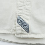 Levi's 90年代 ヴィンテージ 長袖 ホワイトデニム ワークシャツ L メタルボタン ダブルポケット