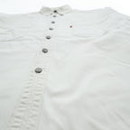 Levi's 90年代 ヴィンテージ 長袖 ホワイトデニム ワークシャツ L メタルボタン ダブルポケット