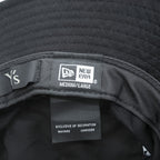 Y's (Yohji Yamamoto) × NEW ERA バケットハット M/L ブラック コットン YE-H12-092
