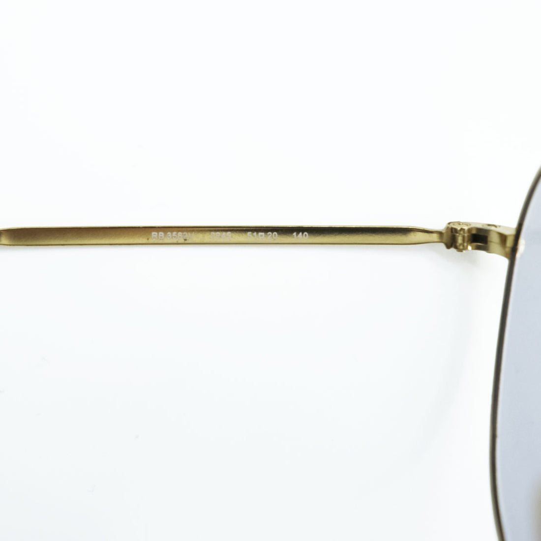 Ray-Ban サングラス ラウンド ボストン ROUND METAL ゴールド ベッコウ カラーレンズ 3582V 2945 51_20 140