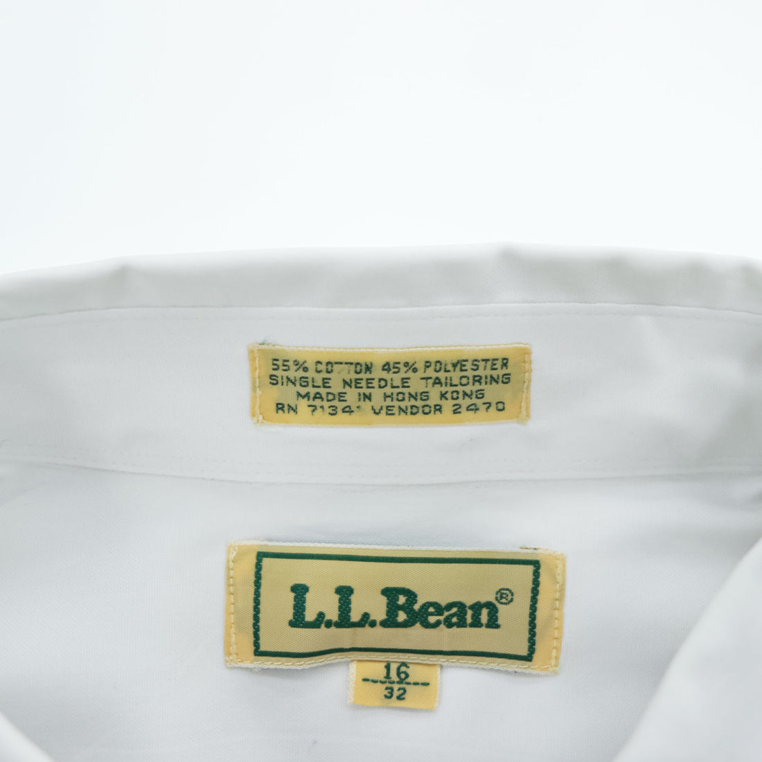 L.L.Bean 90年代 ヴィンテージ 長袖 シャツ L ホワイト ボタンダウン
