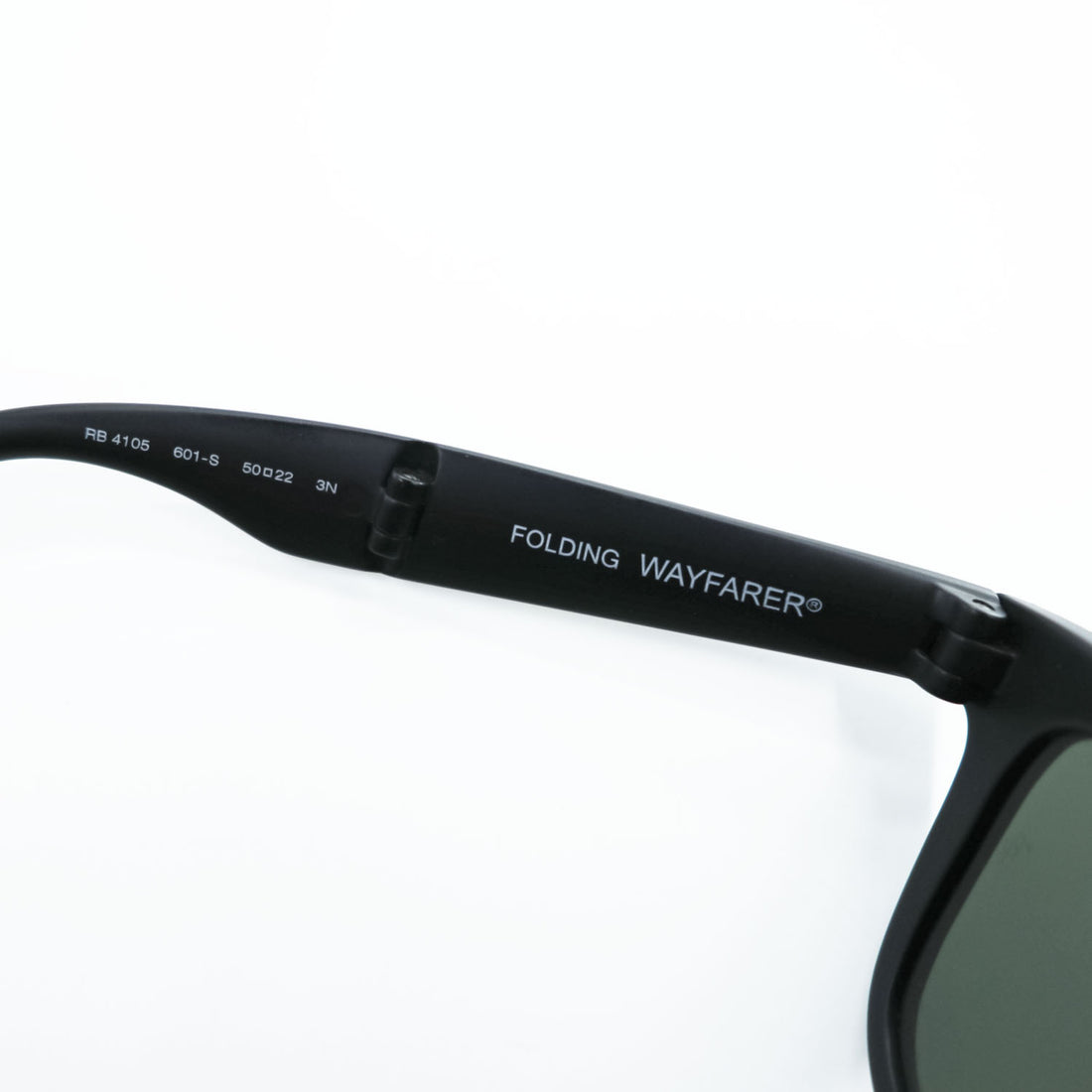 Ray-Ban フォールディング ウェイファーラー FOLDING WAYFARER 折り畳み式 サングラス ブラック RB4105 601-S 50_22 3N イタリア製