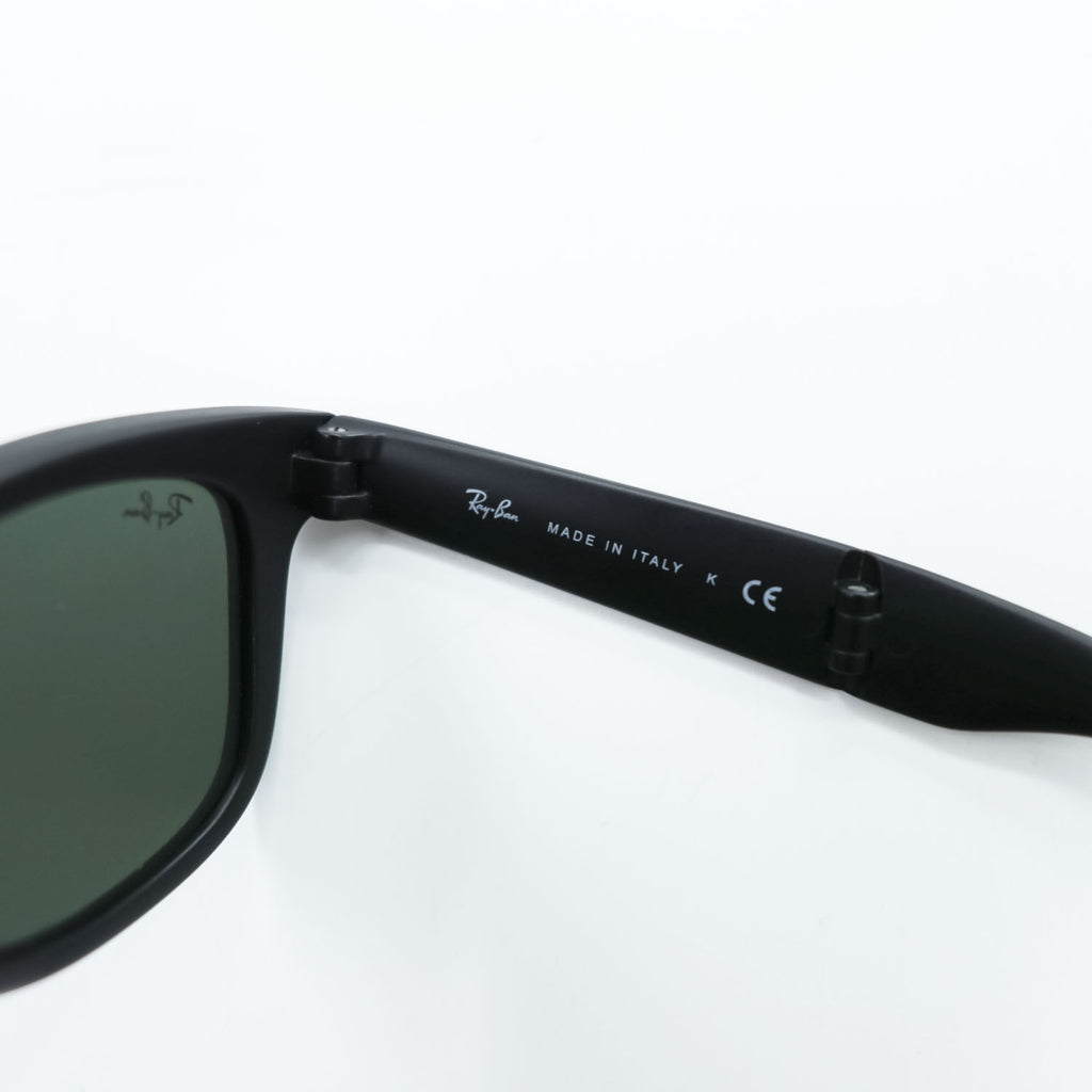 Ray-Ban フォールディング ウェイファーラー FOLDING WAYFARER 折り畳み式 サングラス ブラック RB4105 601-S 50_22 3N イタリア製