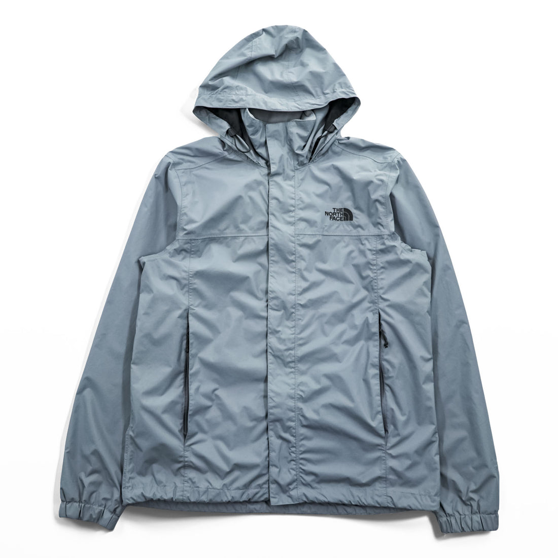 THE NORTH FACE マウンテンパーカー シェル RESOLVE 2 JACKET レインジャケット M グレー 防水 リップストップ フード収納式 DRYVENT 透湿 NF0A2VD5