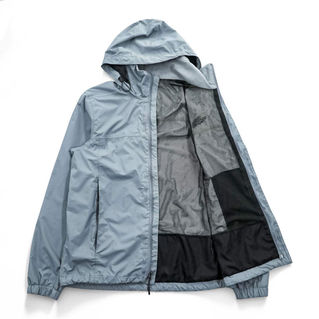 THE NORTH FACE マウンテンパーカー シェル RESOLVE 2 JACKET レインジャケット M グレー 防水 リップストップ フード収納式 DRYVENT 透湿 NF0A2VD5