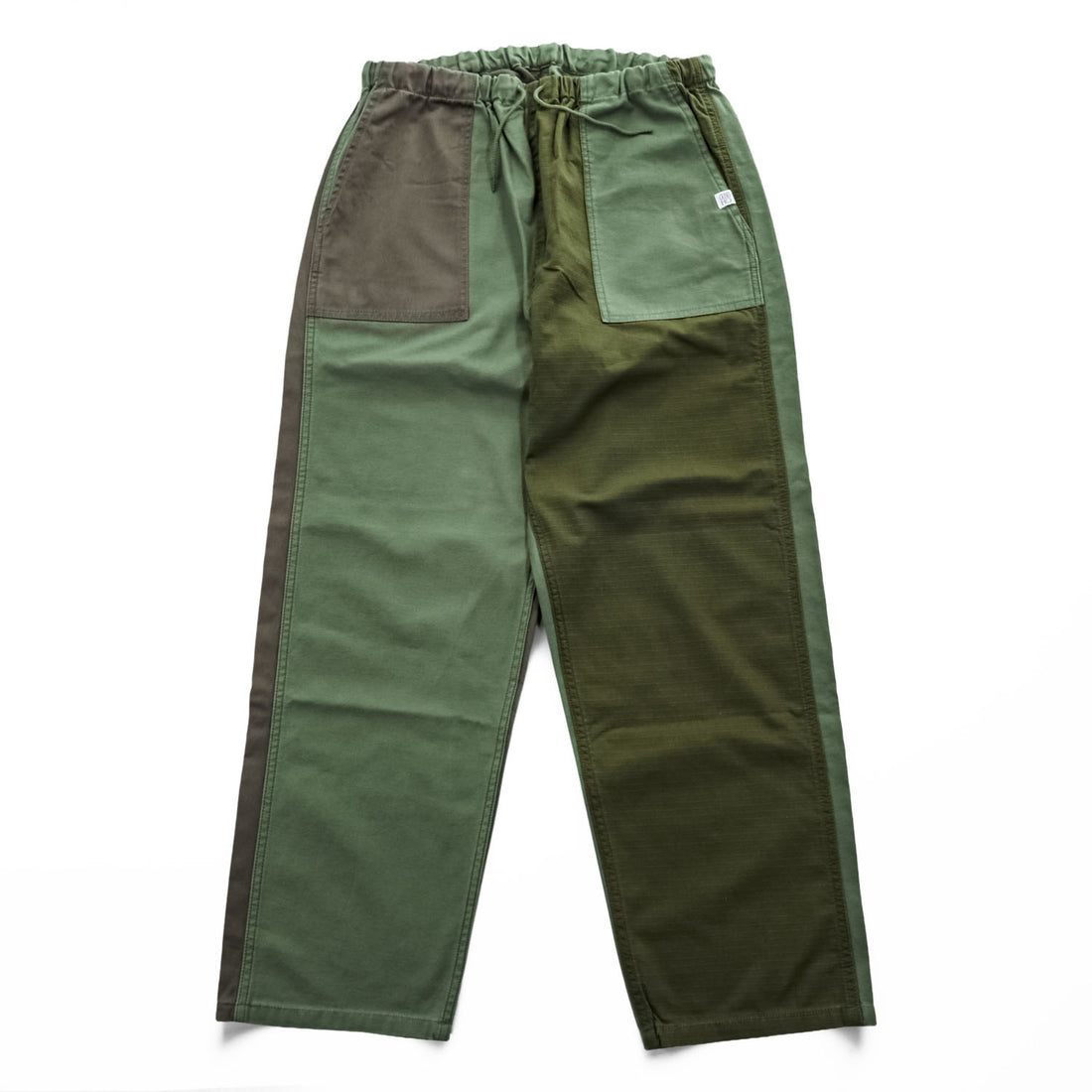 GUNG HO 203-1419 Reconstructed Wide Easy Baker Fatigue Pants Olive Brown Men’s L