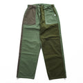 GUNG HO 203-1419 Reconstructed Wide Easy Baker Fatigue Pants Olive Brown Men’s L