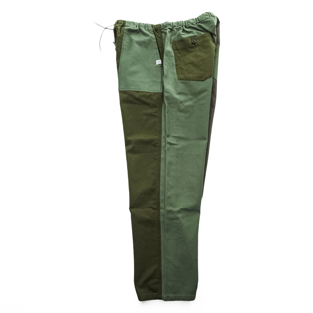 GUNG HO 203-1419 Reconstructed Wide Easy Baker Fatigue Pants Olive Brown Men’s L